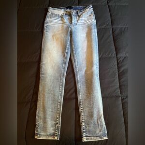 Buckle Black Ankle Skinny Jean